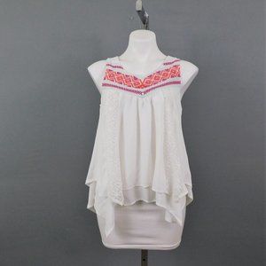 Takara‎ Women Shirt White Multicolor M